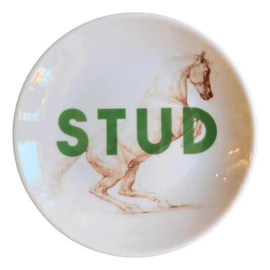Art Wow - “Stud” Ceramic Plate - 6 Inch - Regent Tailoring Salisbury