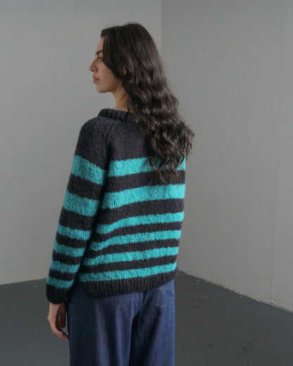 Bibico - Force Five Jumper - Retro Blue and Navy.