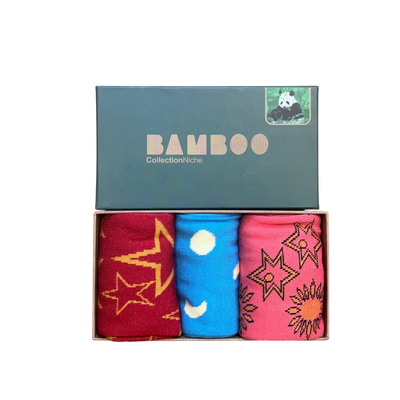 Bamboo - 3 Pack Sock Set - Suns, Stars & Moons