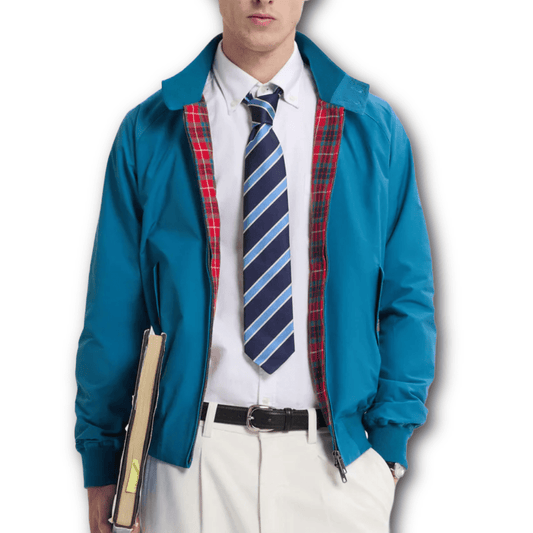 Baracuta - G9 - Harrington Jacket - Cornish Blue - Made in England - Regent TailoringBaracuta
