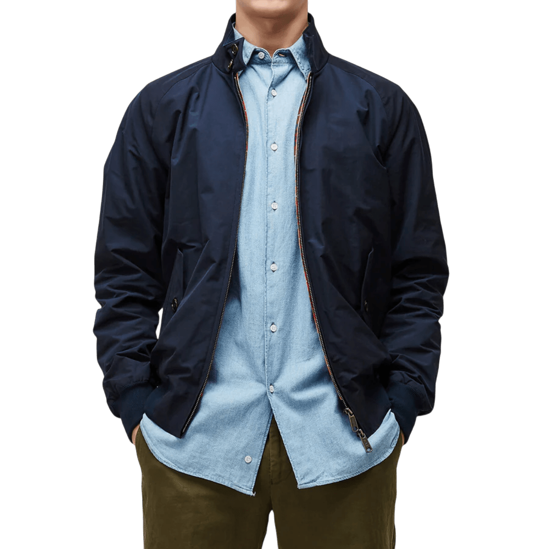 Baracuta - G9 - Harrington Jacket - Navy - Made in England - Regent Tailoring Salisbury