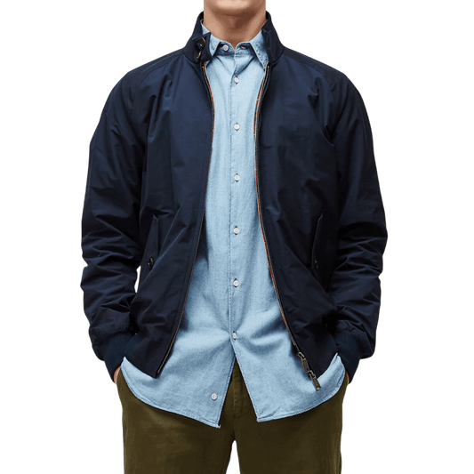 Baracuta - G9 - Harrington Jacket - Navy - Made in England - Regent Tailoring Salisbury