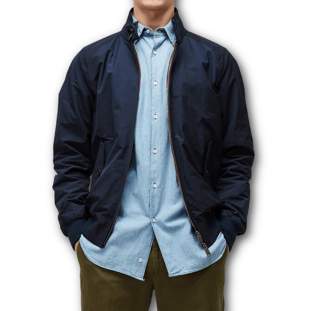 Baracuta - G9 - Harrington Jacket - Navy - Made in England - Regent Tailoring Salisbury