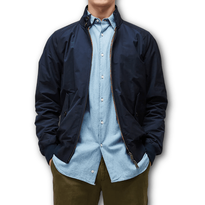 Baracuta - G9 - Harrington Jacket - Navy - Made in England - Regent Tailoring Salisbury