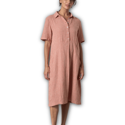 Bibico - Alexa Shirt Dress - Rust Check - Regent Tailoring Salisbury