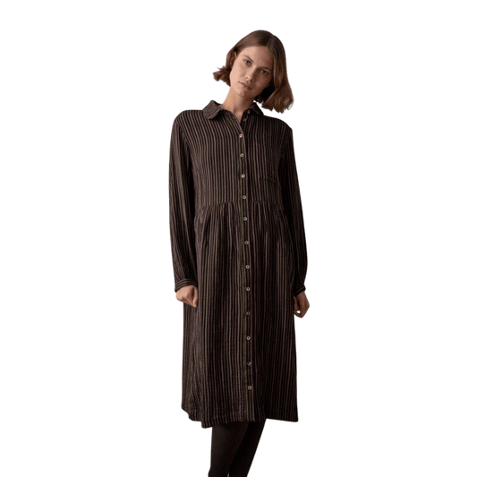 Bibico - Bea Shirt Dress - Double Gauze Stripe - Multicolour - Regent Tailoring Salisbury