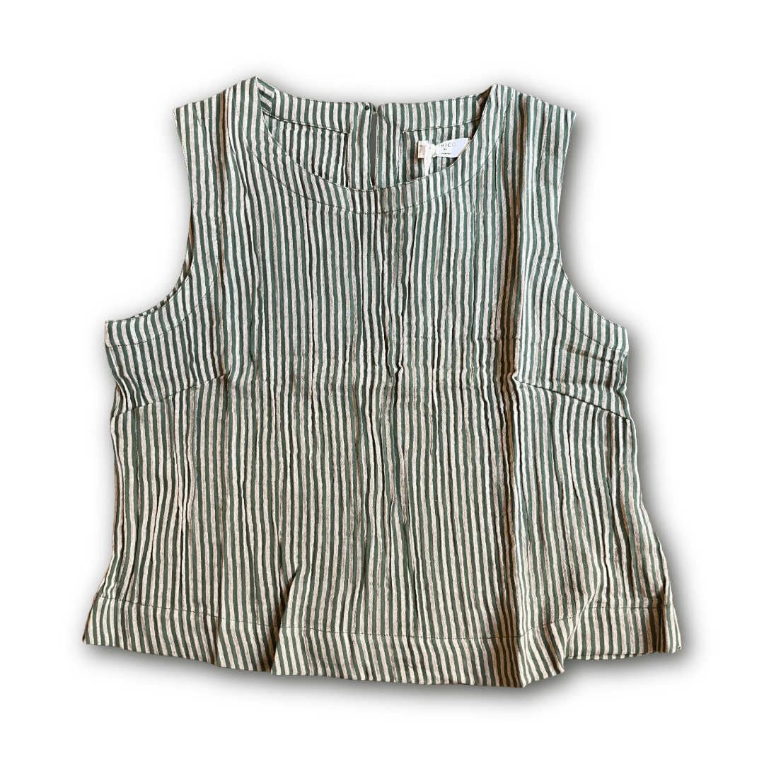 Bibico - Pippa Blouse - Green Stripes - Regent Tailoring Salisbury