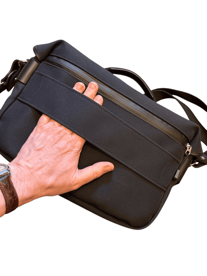 Billingham Luggage, Travel & Camera Bag - Hadley Pro - FybreNyte, Leather - Regent Tailoring Salisbury
