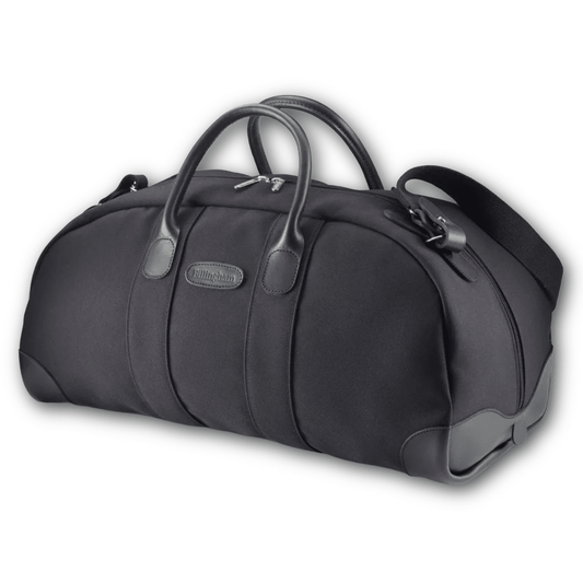 Billingham Weekender Bag - Black FibreNyte / Black Leather (Olive Lining) - Regent TailoringBillingham