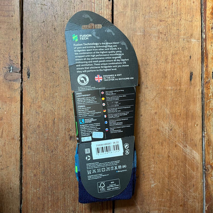 Bridgedale Hike Sock - Lightweight - Blue - Regent TailoringBridgedale