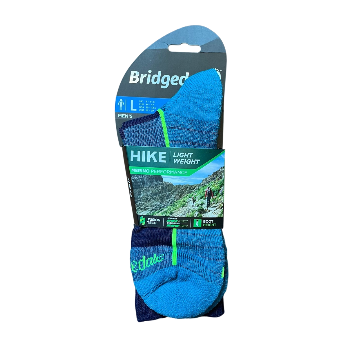 Bridgedale Hike Sock - Lightweight - Blue - Regent Tailoring Salisbury
