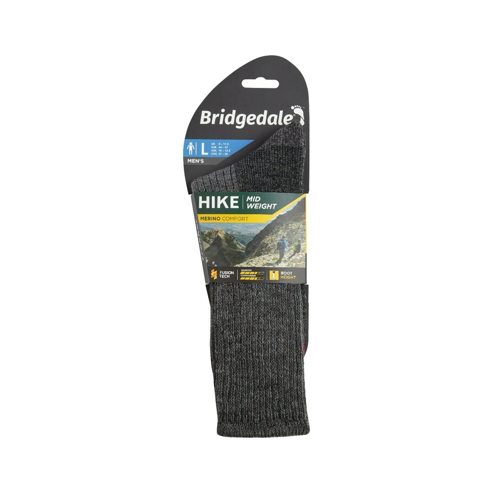 Bridgedale Walking Socks - Dark Grey - 7105968M832 - Regent TailoringBridgedale