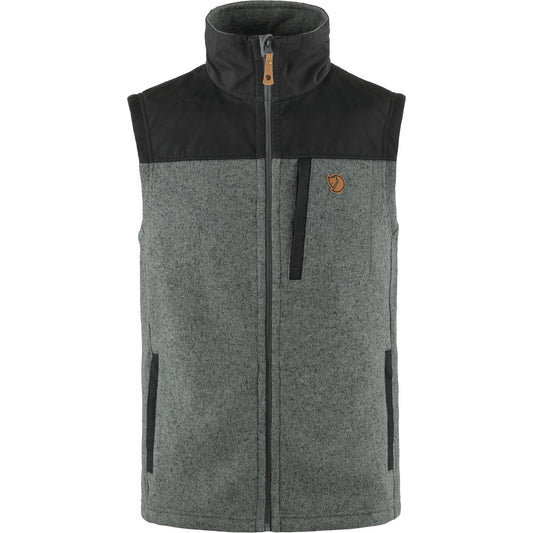 A fleece vest