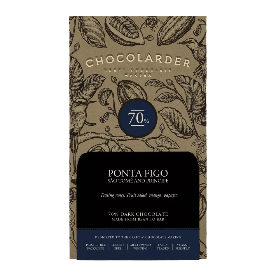 CHOCOLARDER - Ponta Figo 70% Dark Chocolate - Regent Tailoring Salisbury