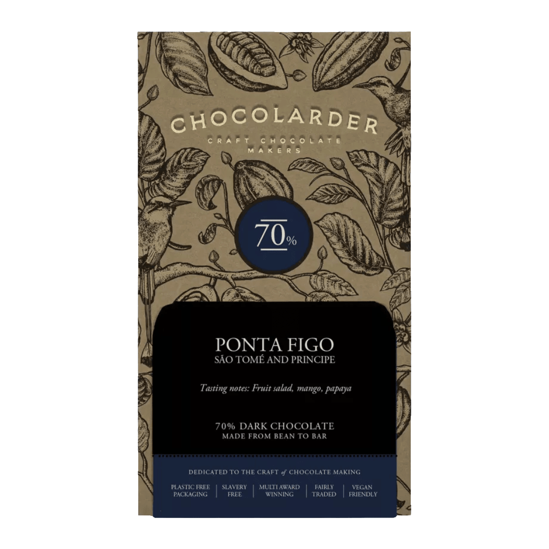 CHOCOLARDER - Ponta Figo 70% Dark Chocolate - Regent Tailoring Salisbury