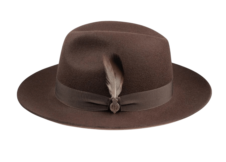 Christy's - Grosvenor Wool Felt Fedora - Brown - Regent Tailoring Salisbury