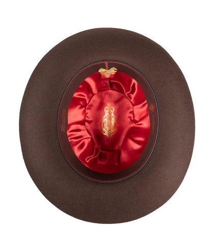 Christy's - Grosvenor Wool Felt Fedora - Brown - Regent TailoringChristys'