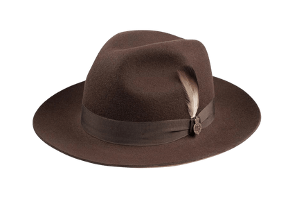 Christy's - Grosvenor Wool Felt Fedora - Brown - Regent Tailoring Salisbury