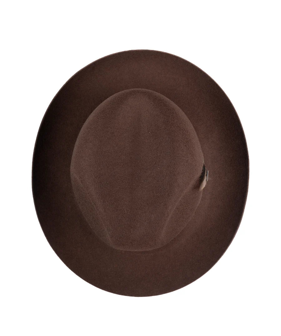 Christy's - Grosvenor Wool Felt Fedora - Brown - Regent TailoringChristys'