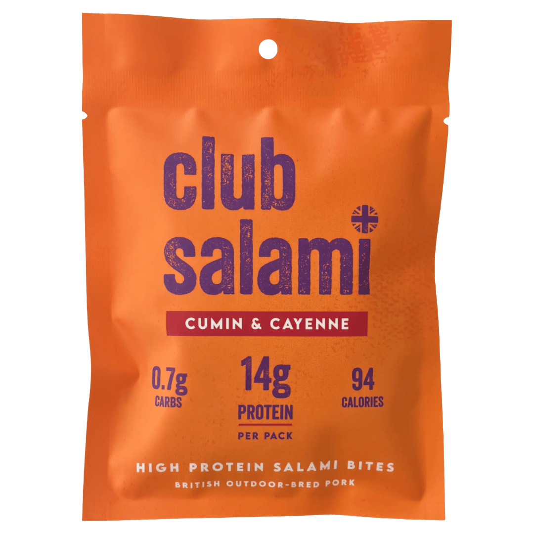 Club Salami - Cumin & Cayenne Salami Bites - 36g - Regent Tailoring Salisbury