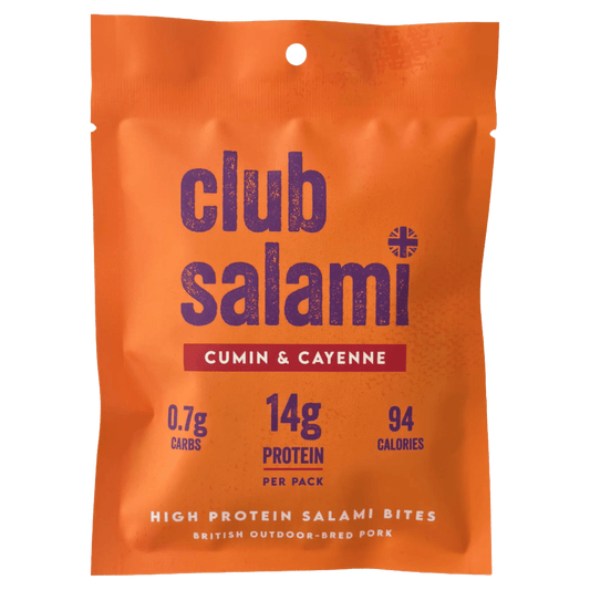 Club Salami - Cumin & Cayenne Salami Bites - 36g - Regent Tailoring Salisbury