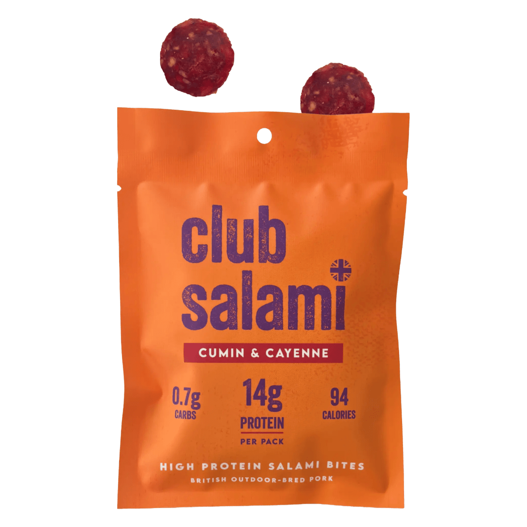 Club Salami - Cumin & Cayenne Salami Bites - 36g - Regent Tailoring Salisbury