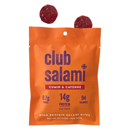 Club Salami - Cumin & Cayenne Salami Bites - 36g - Regent Tailoring Salisbury