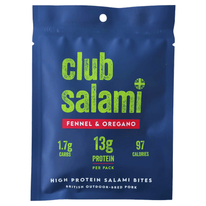 Club Salami - Fennel & Oregano Salami Bites - 36g - Regent Tailoring Salisbury
