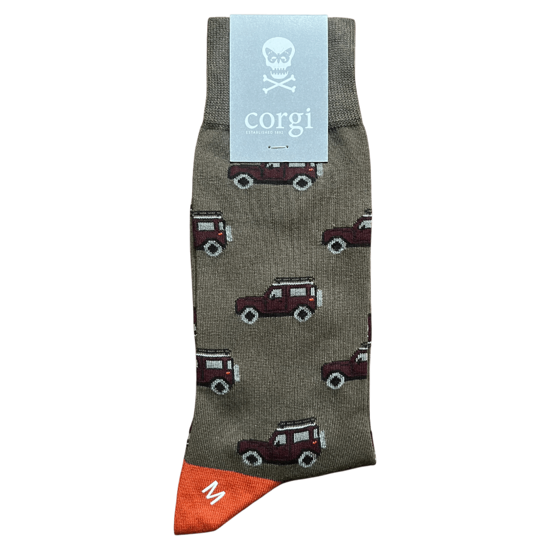 Corgi X Regent - Land Rover - Cotton socks - Regent Tailoring Salisbury