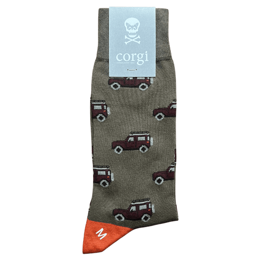 Corgi X Regent - Land Rover - Cotton socks - Regent Tailoring Salisbury