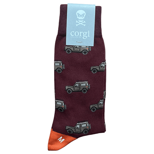 Corgi X Regent - Land Rover - Cotton socks - Regent Tailoring Salisbury