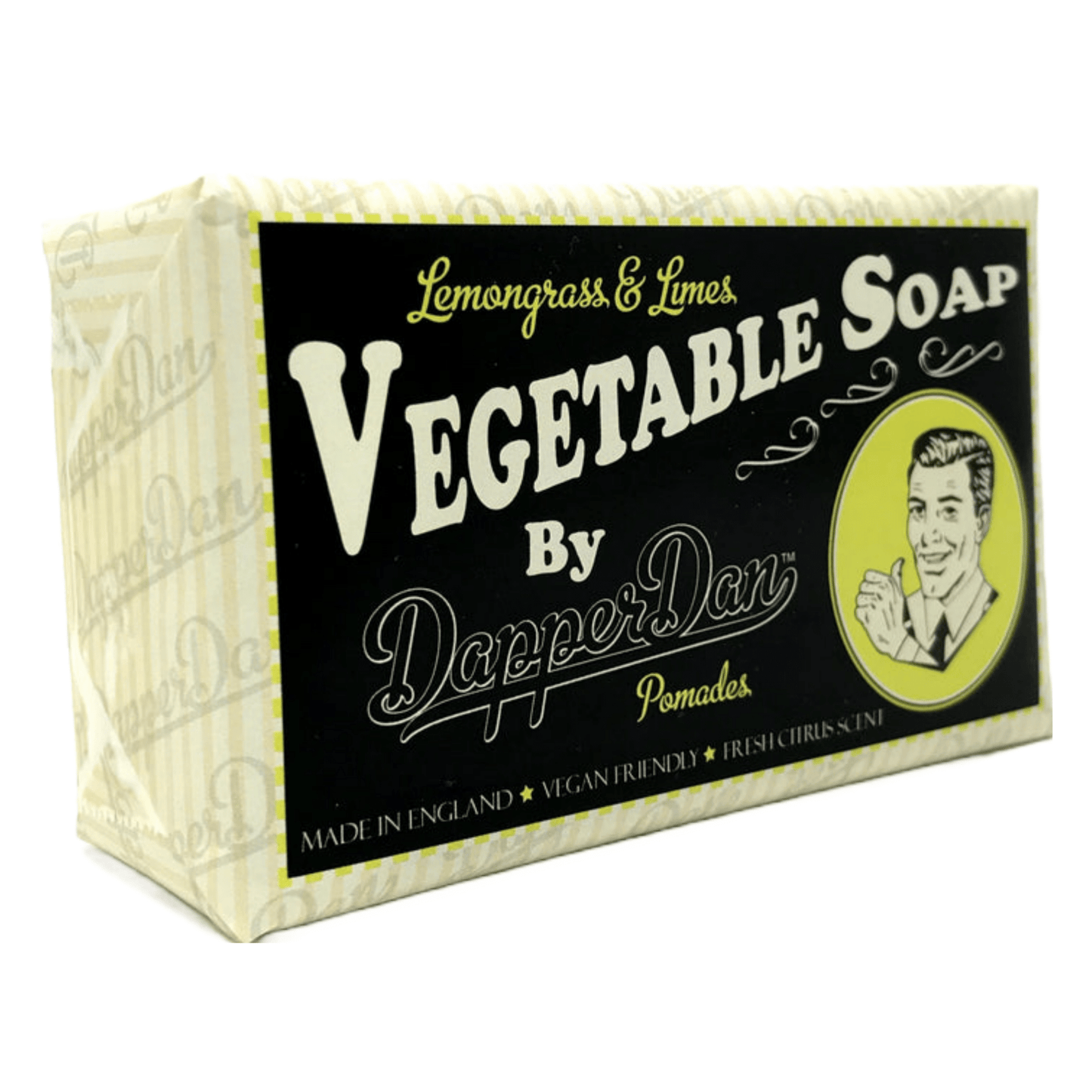 Dapper Dan Lemongrass & Limes Vegetable Soap - Regent Tailoring Salisbury