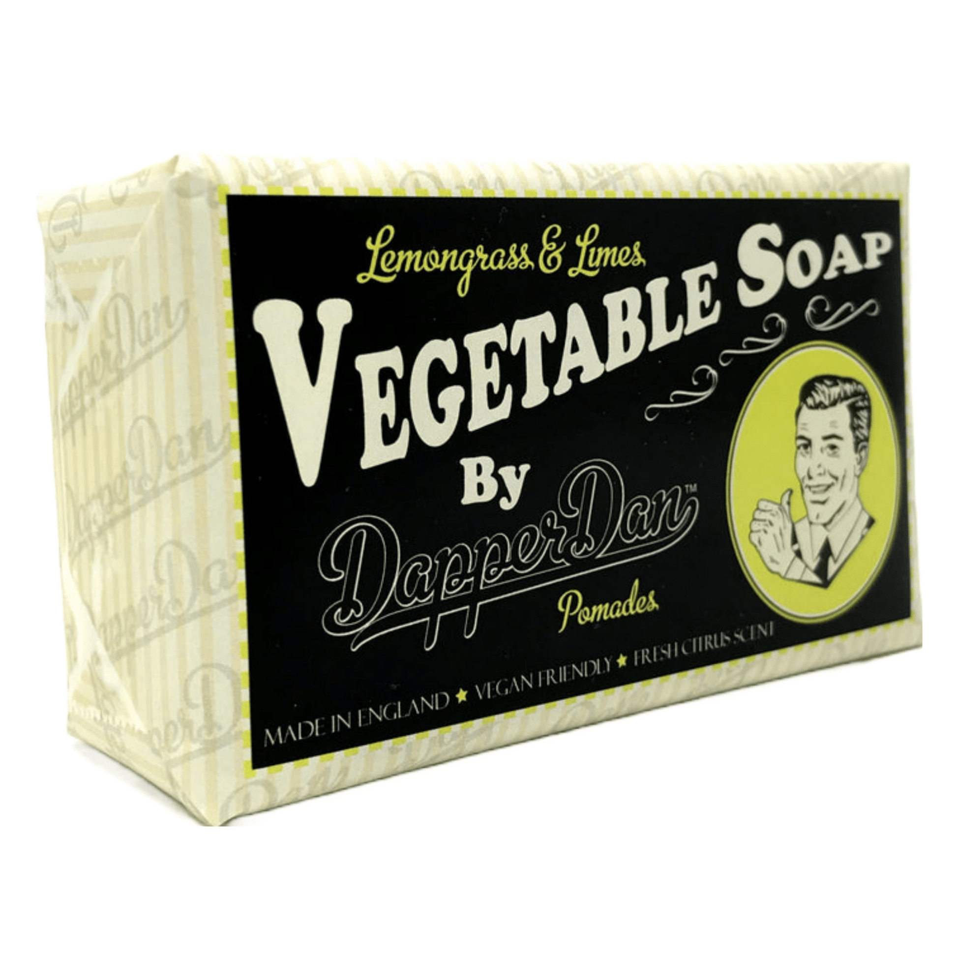 Dapper Dan Lemongrass & Limes Vegetable Soap - Regent Tailoring Salisbury