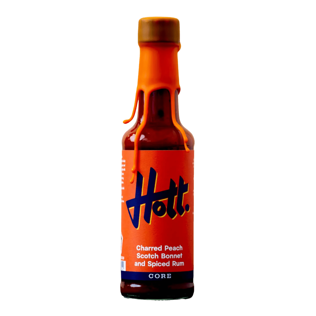 Deli - Hott. - Charred Peach, Scotch Bonnet And Spiced Rum Hot Sauce - Regent Tailoring Salisbury