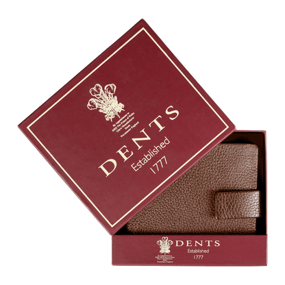 Dents - Aire Pebble Grain Leather Coin Bifold Wallet - Regent Tailoring Salisbury