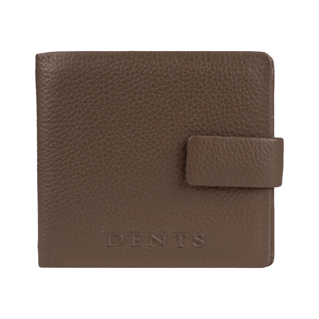 Dents - Aire Pebble Grain Leather Coin Bifold Wallet - Regent Tailoring Salisbury