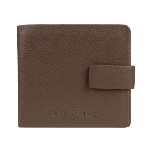 Dents - Aire Pebble Grain Leather Coin Bifold Wallet - Regent Tailoring Salisbury