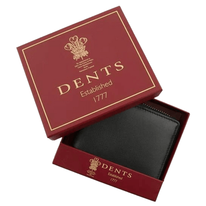 Dents - Avon Zip Wallet - Black - Regent Tailoring Salisbury