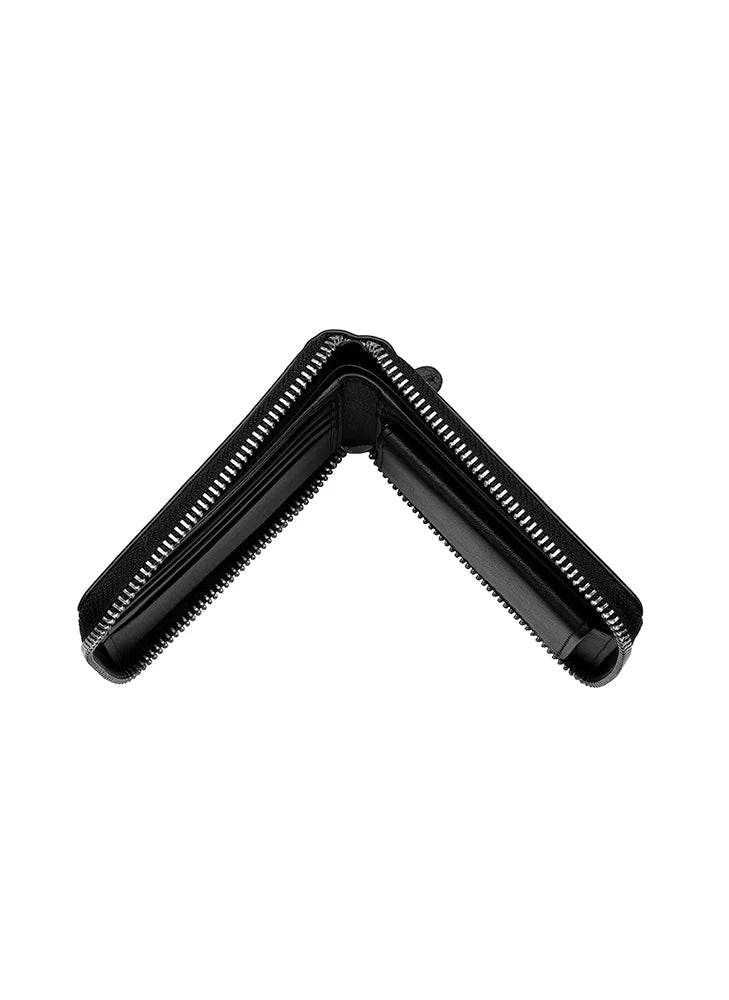DENTS - Avon Zip Wallet - Black Leather - Regent TailoringDents