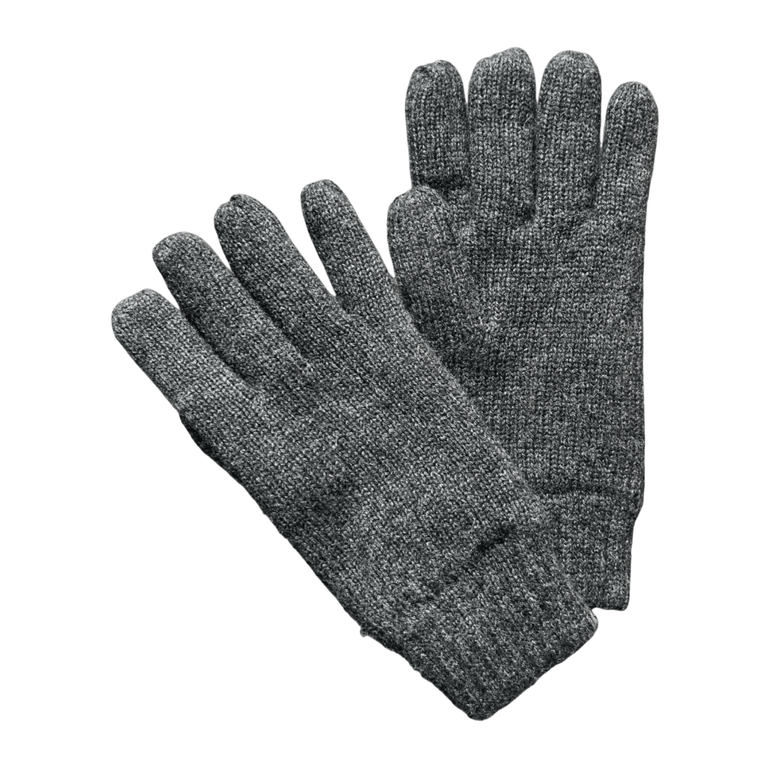 DENTS - Durham - Thinsulate-Lined Knitted Gloves - Charcoal - Regent Tailoring Salisbury