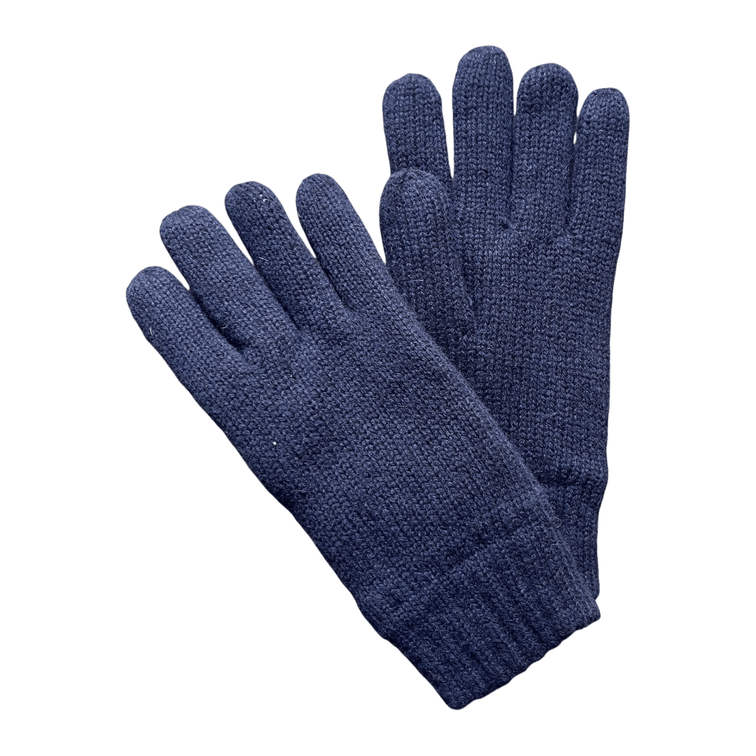 DENTS - Durham - Thinsulate-Lined Knitted Gloves - Navy - Regent Tailoring Salisbury