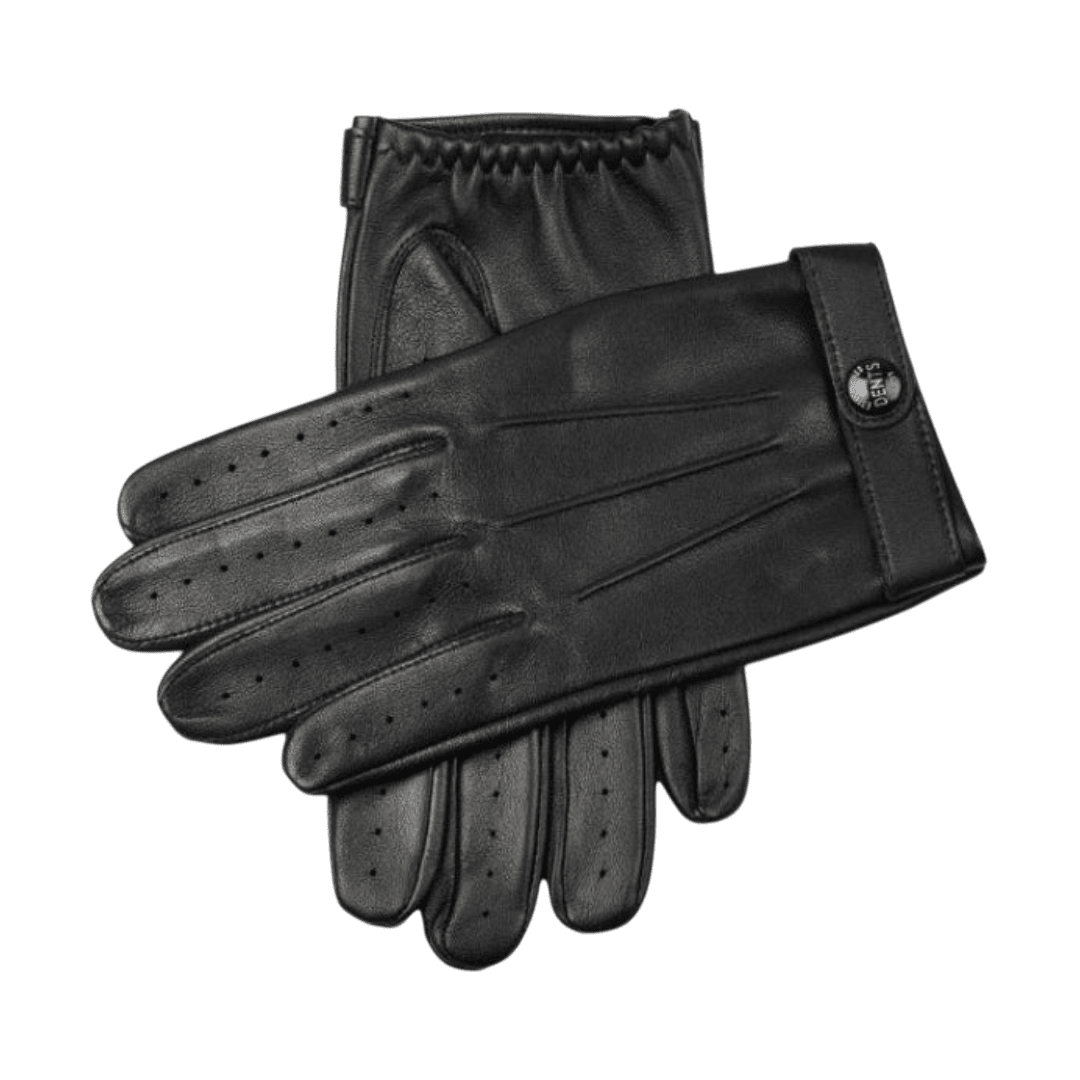 DENTS - Rolleston Heritage Leather Driving Gloves - Black (Fleming) hand made - Regent Tailoring Salisbury
