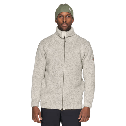 Devold - Nansen Wool Cardigan - Grey Melange - Regent Tailoring Salisbury