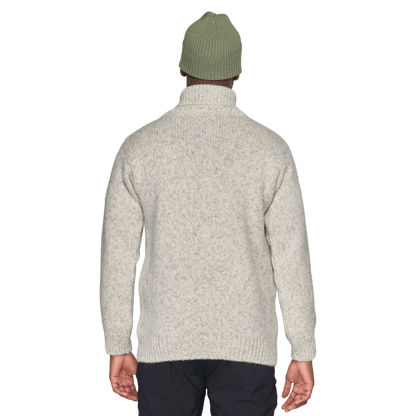 Devold - Nansen Wool Cardigan - Grey Melange - Regent Tailoring Salisbury