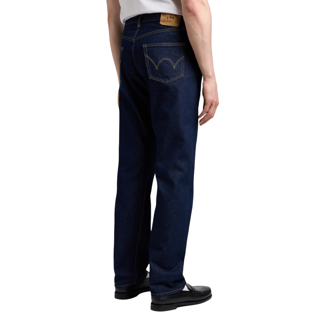 Edwin - 12.5oz Regular Straight Jeans - Blue/Rinsed - Regent Tailoring Salisbury