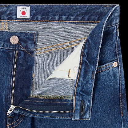 EDWIN - 12.5oz Regular Tapered Jean - Blue Mid Used - Regent Tailoring Salisbury