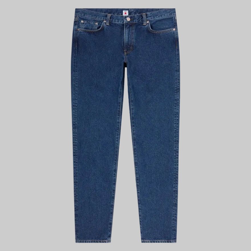 EDWIN - 12.5oz Regular Tapered Jean - Blue Mid Used - Regent TailoringEdwin