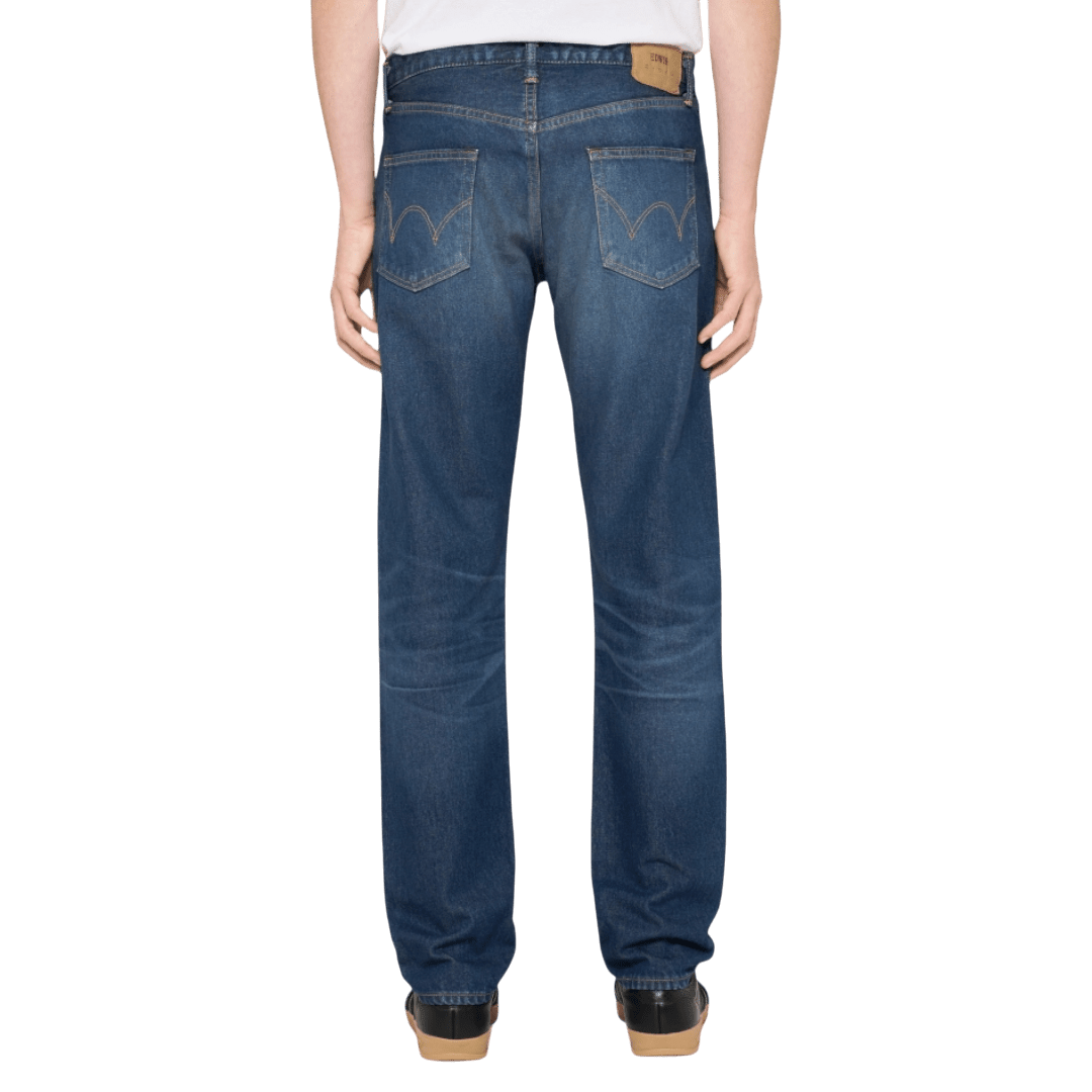 Edwin - 12.5oz Regular Tapered Jeans - Blue/Dark Used - Regent Tailoring Salisbury