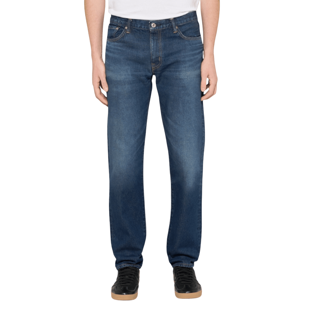 Edwin - 12.5oz Regular Tapered Jeans - Blue/Dark Used - Regent Tailoring Salisbury