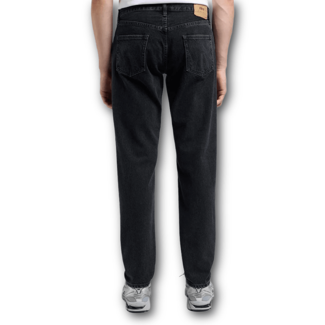 EDWIN - 13oz Regular Tapered Jean - Black Dark Used - Regent Tailoring Salisbury